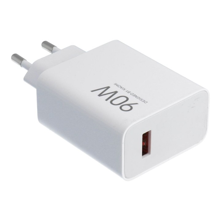 XIAOMI оригинальная сетевое зарядное устройство USB A QC3.0 3A 90W MDY-15-EK белый bulk
