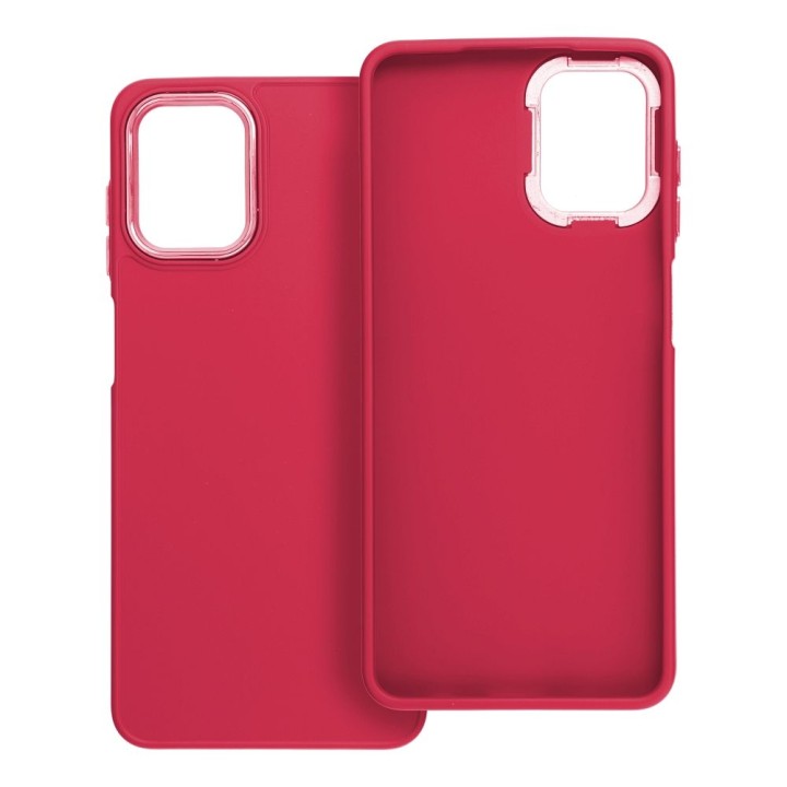 Чехол для Samsung A12 / M12 Frame цвета маджента