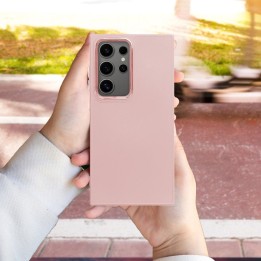 Etui na Samsung A13 5G / A04S Frame pudrowy róż