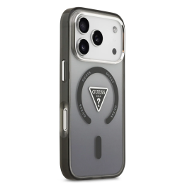 GUESS чохол для IPHONE 17 Pro Max сумісний із MagSafe GUHMP17XHGTMLCGK (IML Gradient W/ Triangle Logo) чорний