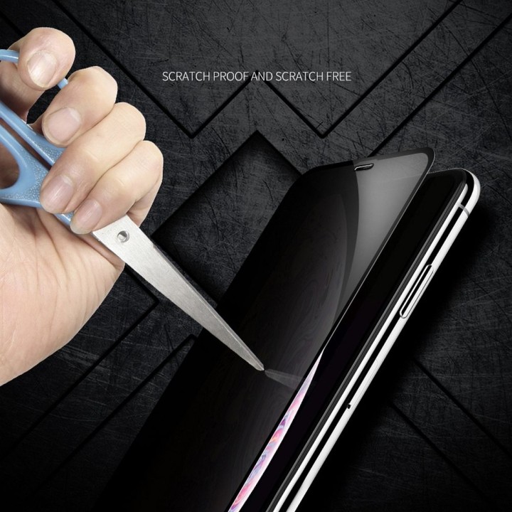 Загартоване скло для iPhone 17 AIR X-One Full Cover Extra Strong Privacy (клей по всій поверхні) чорне