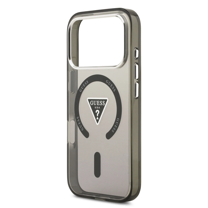 GUESS чохол для IPHONE 17 Pro Max сумісний з Magsafe GUHMP17XHGTMLCGK (IML Gradient W/ Triangle Логотип) чорний