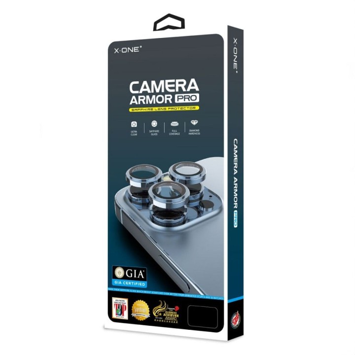 Sapphire glass for camera lens for iPhone 17 PRO X-One Camera Armor Pro