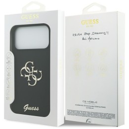 GUESS case for IPHONE 17 Pro Max GUHCP17XSC4GSMK (Silicone W/ Big 4G Script) black