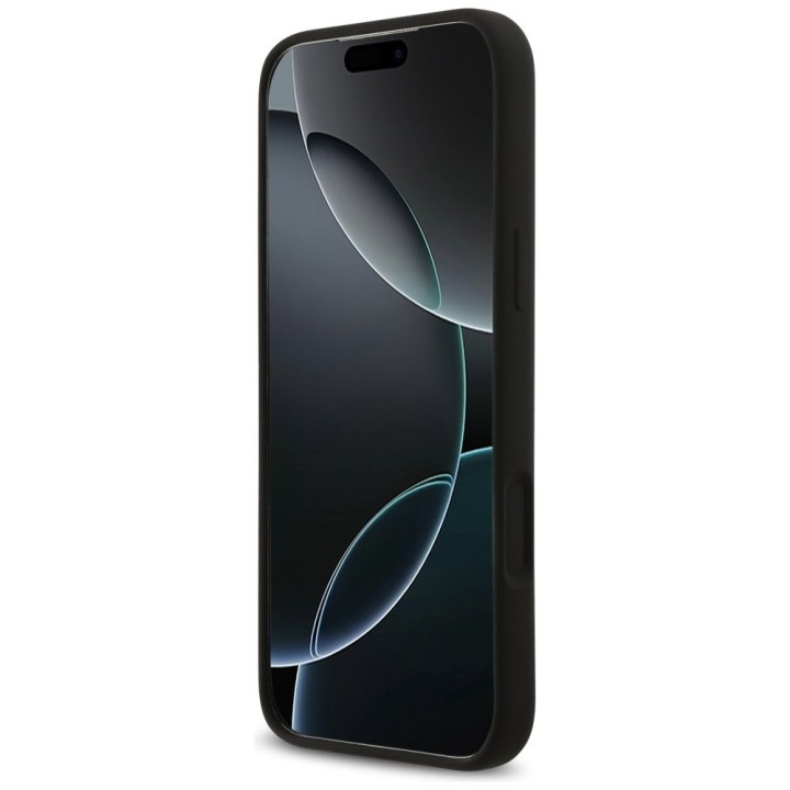 GUESS чохол для IPHONE 17 Pro Max GUHCP17XSC4GSMK (Silicone W/ Big 4G Script) чорний