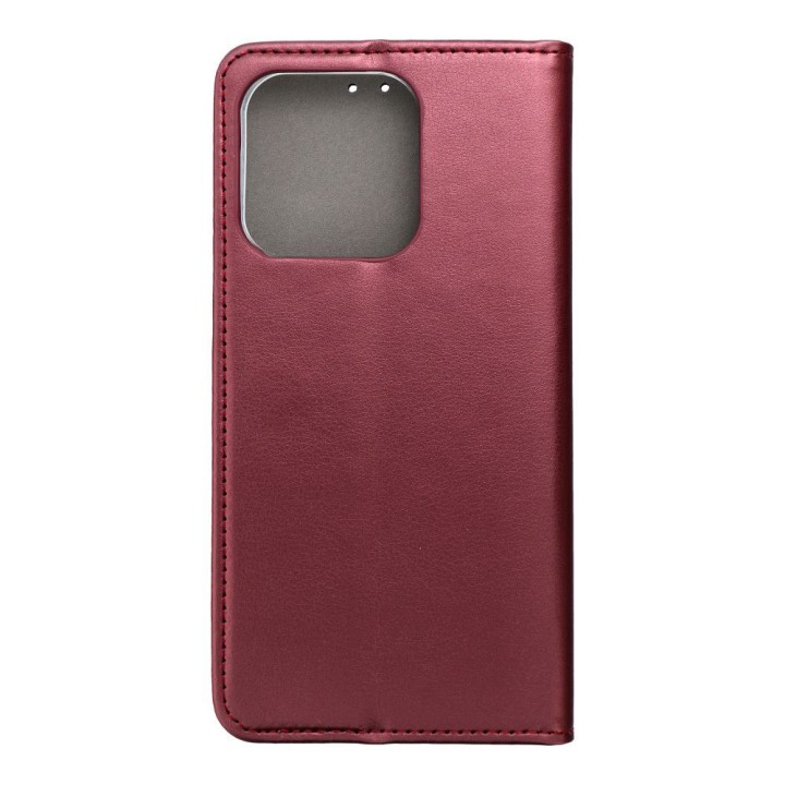 Etui z klapką na Realme 15T 5G Smart Magneto burgundowe