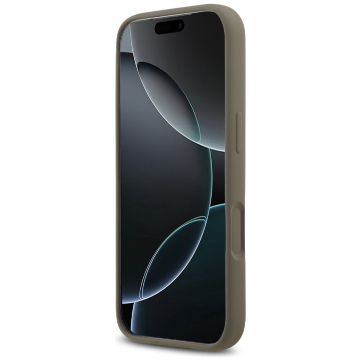 GUESS case for IPHONE 17 Pro GUHCP17LSC4GSMW (Silicone W/ Big 4G Script) brown