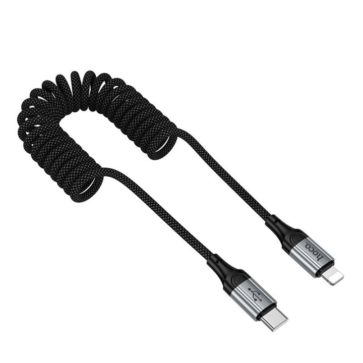 Кабель USB-C – Lightning Hoco PD 27W 1,5 m X121 черный