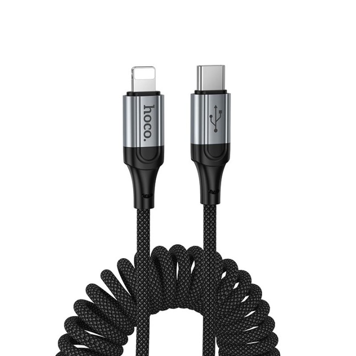 Cable USB A to Lightning Hoco PD 2,4A 1,5 m X121 black