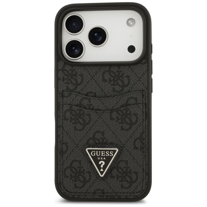 GUESS чохол для IPHONE 17 Pro GUHCP17LP4TPK (4G Double Card Triangle) чорний