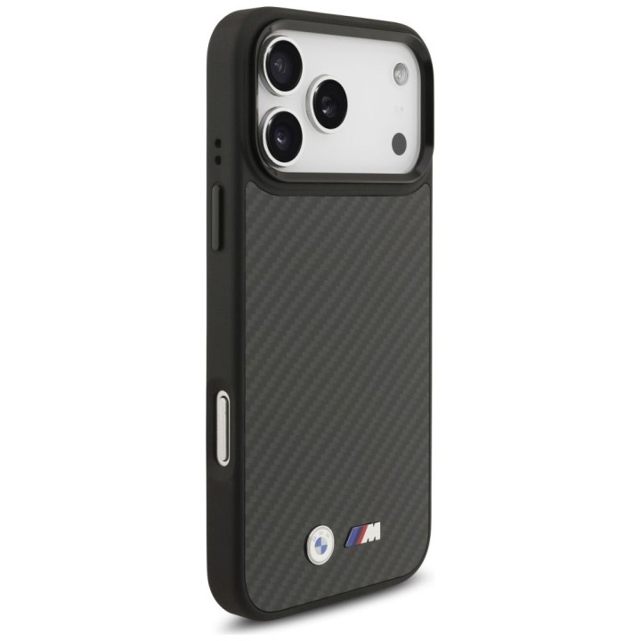 BMW case for IPHONE 17 Pro Max compatible with Magsafe BMHMP17X24CFMMK (Kevlar Matt) black