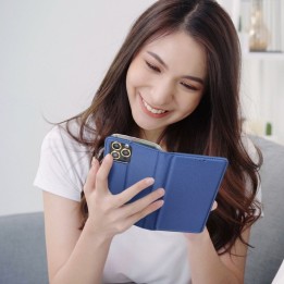 Etui z klapką na Huawei Mate 20 LITE Smart Case Book granatowe