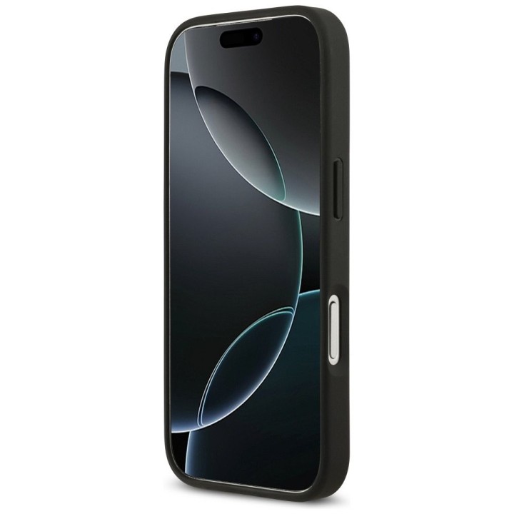 GUESS case for IPHONE 17 Pro GUHCP17LP4TPK (4G Double Card Triangle) black