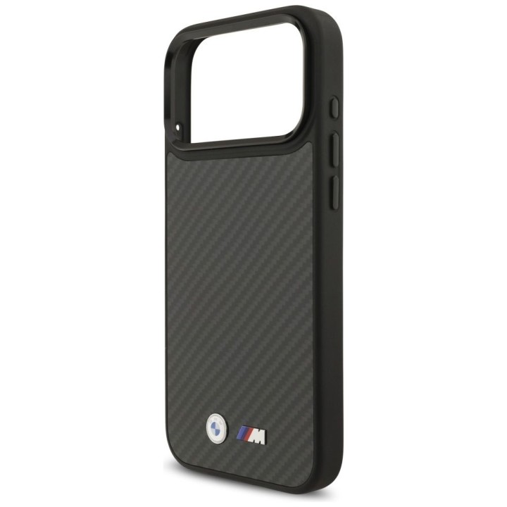 BMW чохол для IPHONE 17 Pro Max сумісний із MagSafe BMHMP17X24CFMMK (Kevlar Matt) чорний