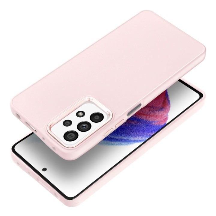 Чохол для Samsung A33 5G Frame пудрово-рожевий