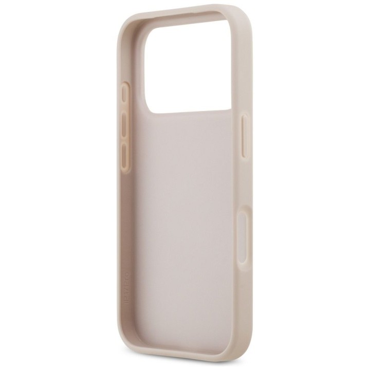GUESS case for IPHONE 17 Pro GUHCP17LP4TPP (4G Double Card Triangle) pink