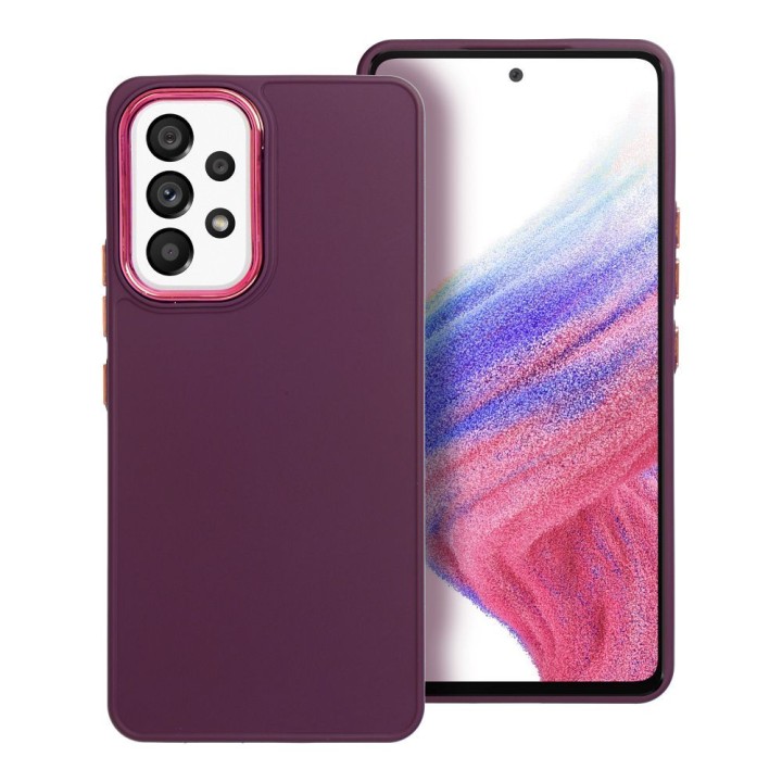 Чехол для Samsung A53 5G Frame фиолетовый