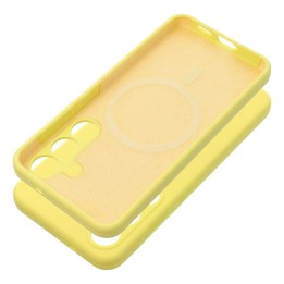 Case for Honor 400 SMART Silicone 2mm (camera protection) compatible with MagSafe yellow
