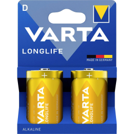 VARTA alkaline battery R20 (Type D) Longlife 2 pcs (paper insert)