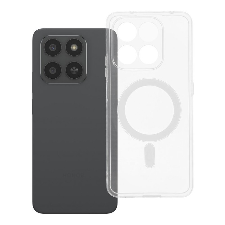 Case for Honor 400 SMART Clear Case 2 mm Mag Cover MagSafe compatible (camera protection) transparent
