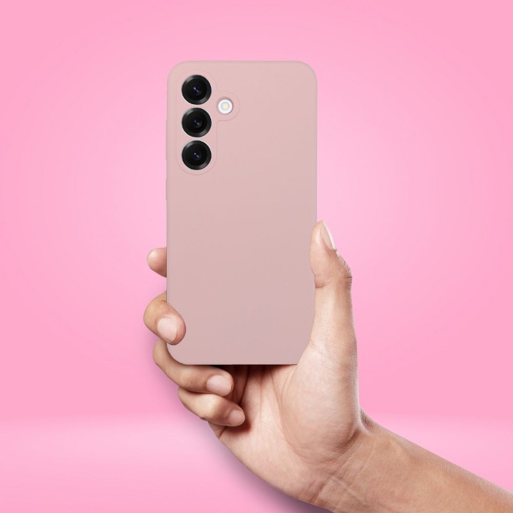Case for Honor 400 SMART Silicone 2mm (camera protection) powder pink