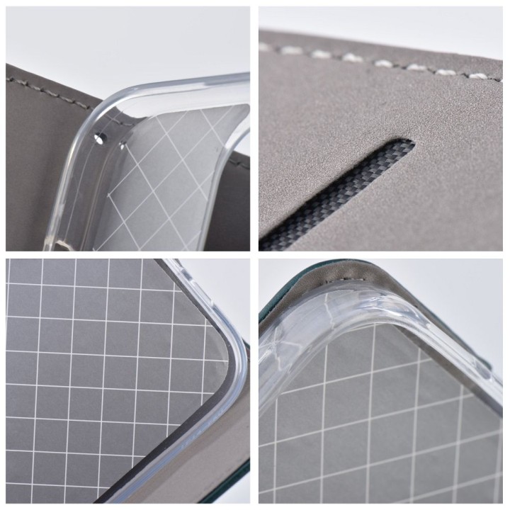 Чехол с клапаном для Motorola G06 Smart Magneto темно-зеленый