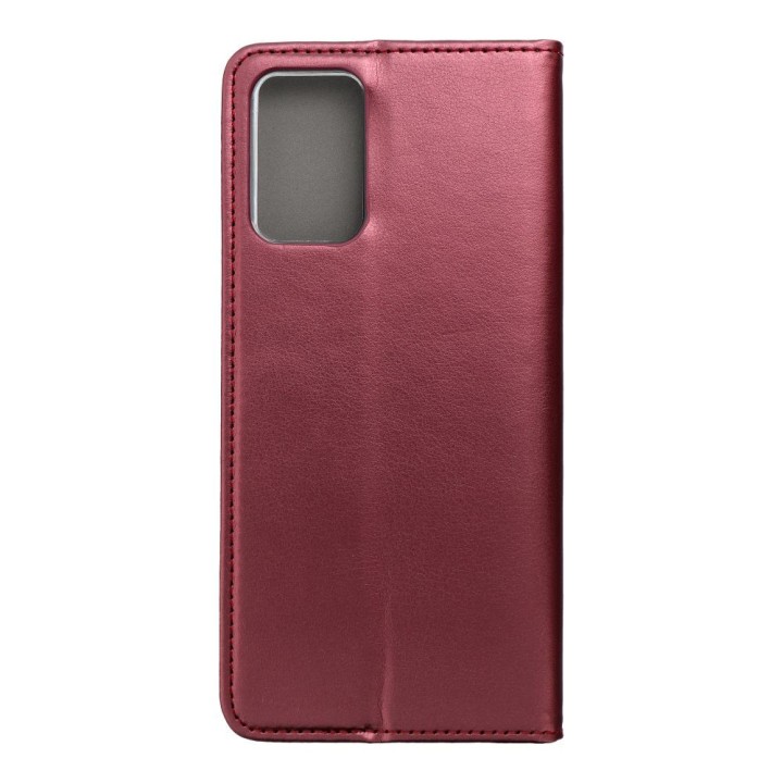 Etui z klapką na Motorola G06 Smart Magneto burgundowe