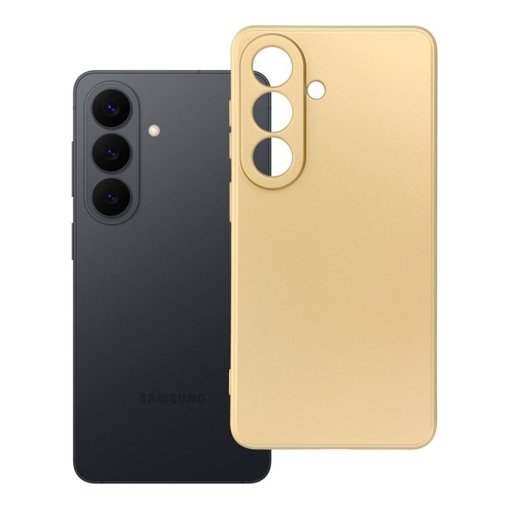 Чохол для Samsung S26 Metallic золотий