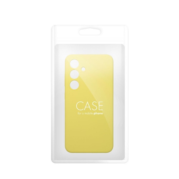 Etui na Samsung S26 PLUS Silicone 2mm (camera protection) zółte