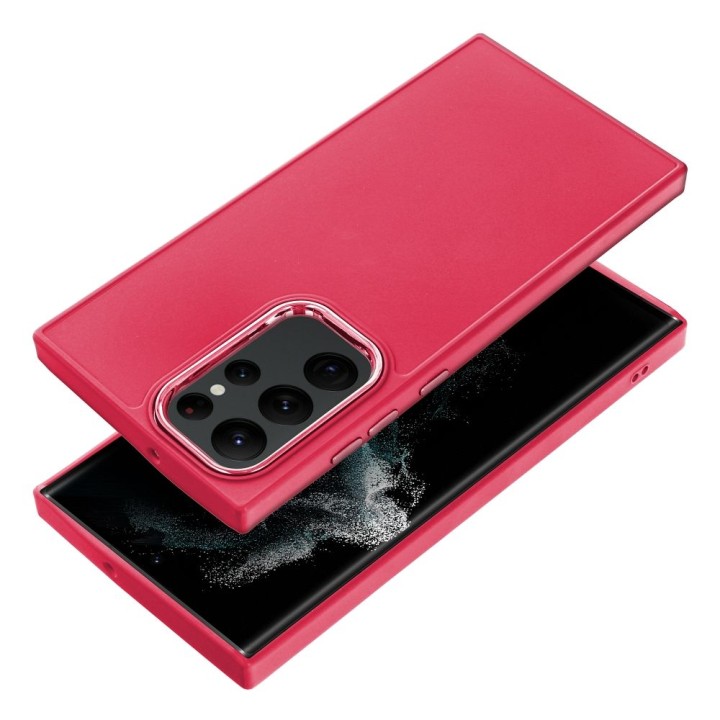 Чехол для Samsung S22 ULTRA Frame magenta