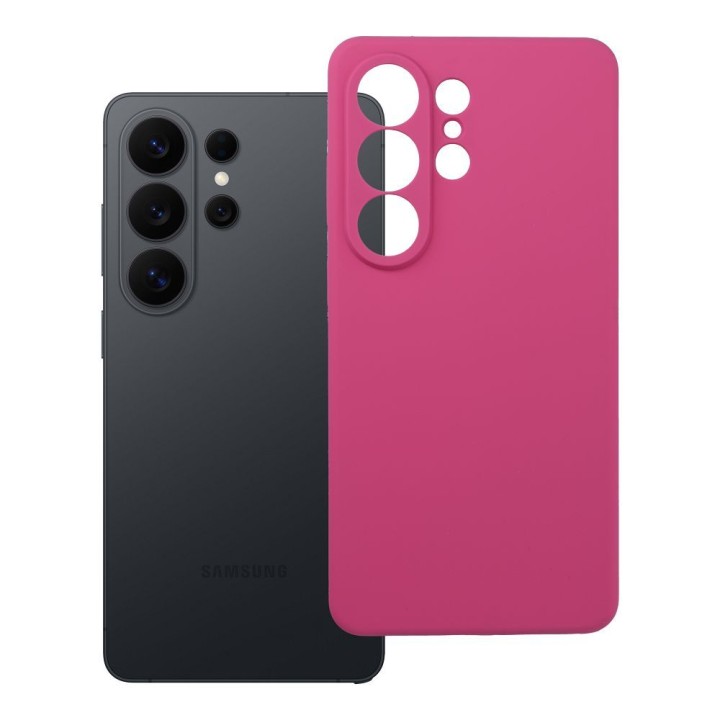 Case for Samsung S26 ULTRA Silicone 2mm (camera protection) pink