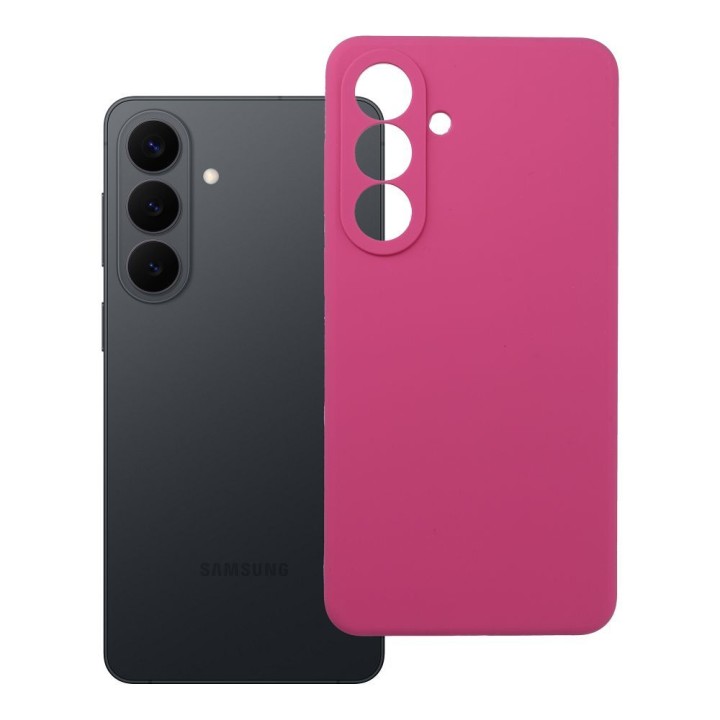 Чохол для Samsung S26 PLUS Silicone 2mm (camera protection) рожевий