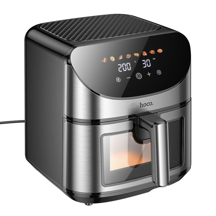 Air fryer Air Fryer Hoco with touchscreen and viewing window 8L 1700W HE21 black
