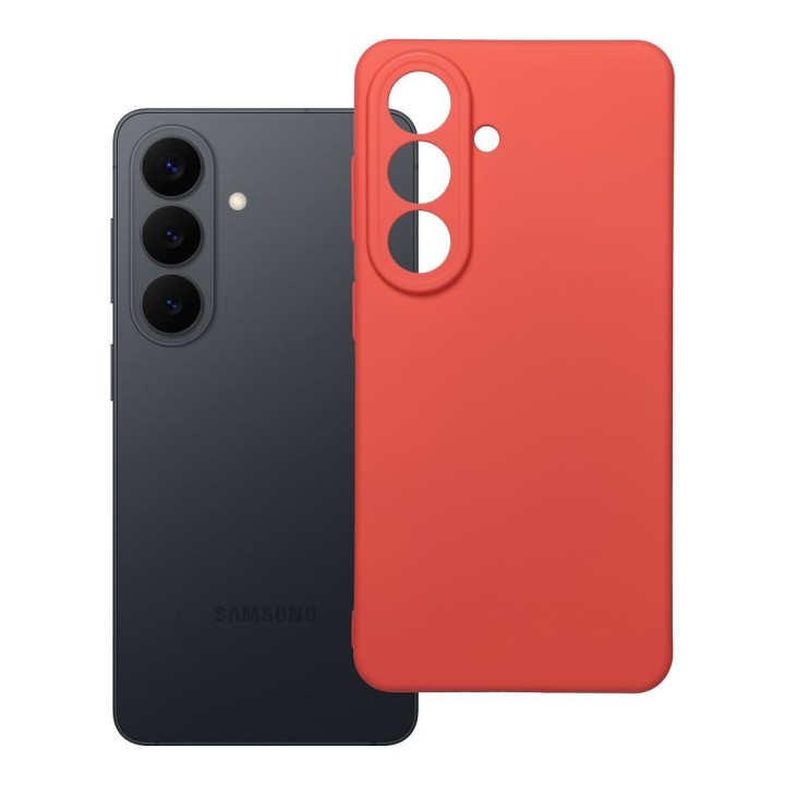 Чохол для Samsung S26 Silicone персиковий