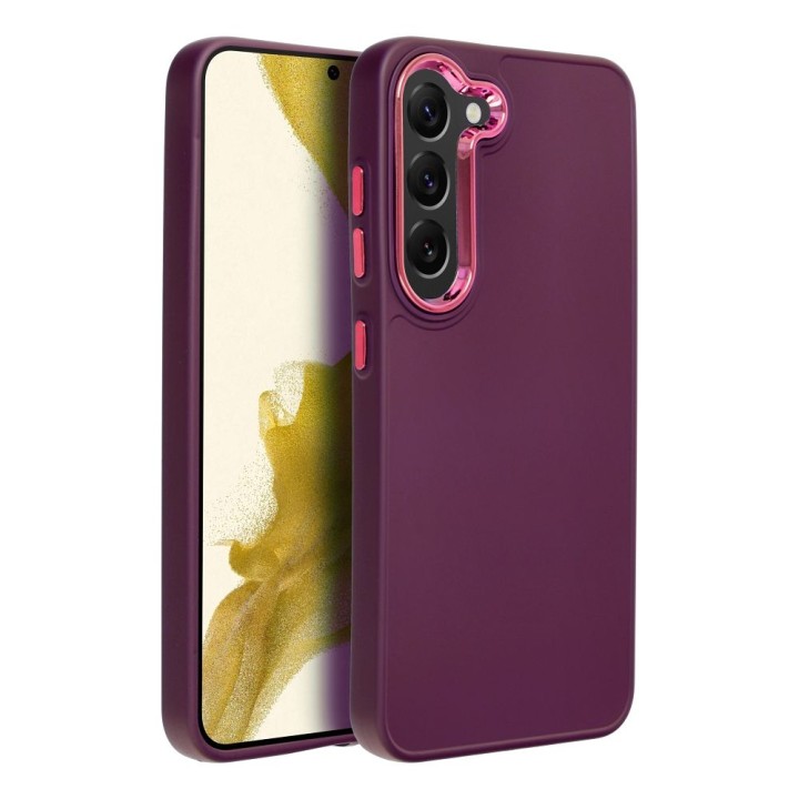 Etui na Samsung S23 Frame fioletowe