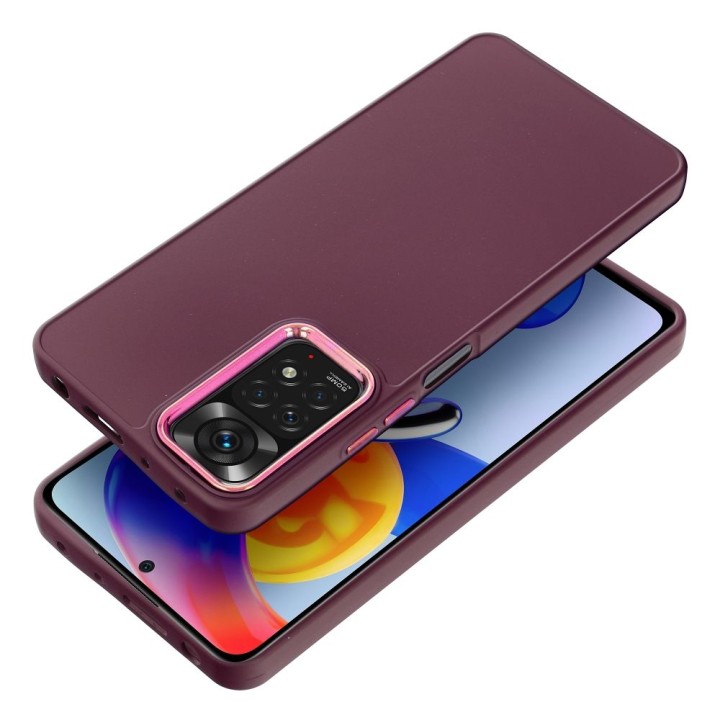 Чехол для Xiaomi Redmi Note 11 / 11S Frame фиолетовый