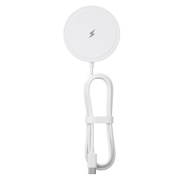 Ładowarka bezprzewodowa BLUE STAR Charing Pad 15w kompatybilna z MagSafe biała
