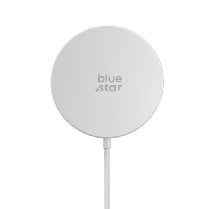 Беспроводное зарядное устройство BLUE STAR Charing Pad 15w, совместимое с MagSafe, белое