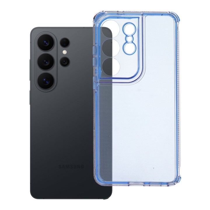 Чехол для Samsung S26 ULTRA Matrix Clear синий