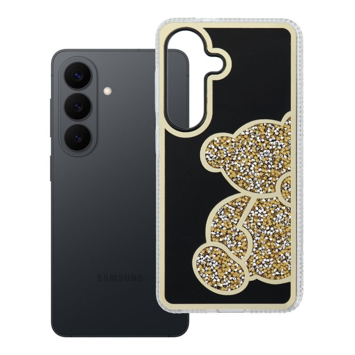 Чехол для Samsung S26 Teddy Bear золотой