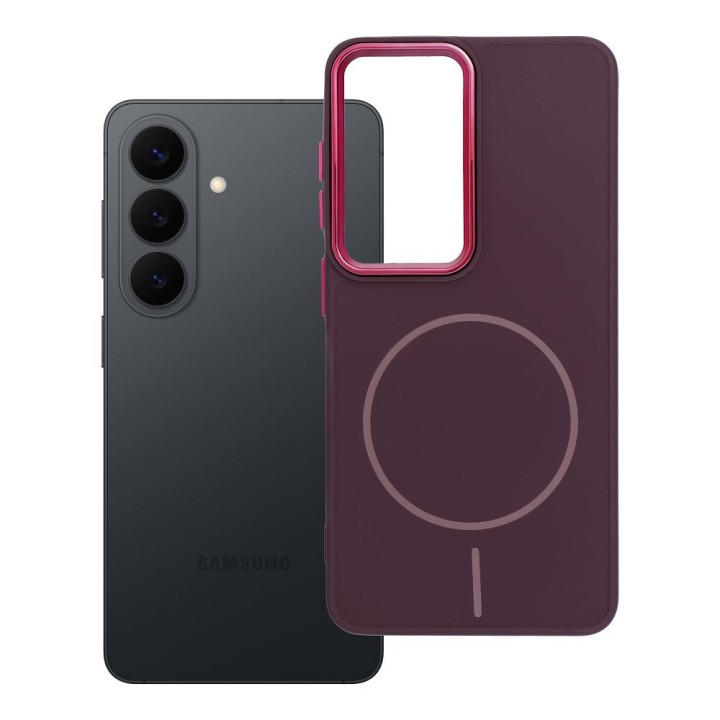 Чохол для Samsung S26 Frame Mag Cover сумісний із MagSafe фіолетовий