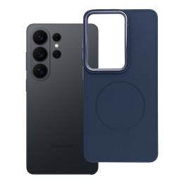 Чохол для Samsung S26 ULTRA Frame Mag Cover сумісний із MagSafe темно-синій