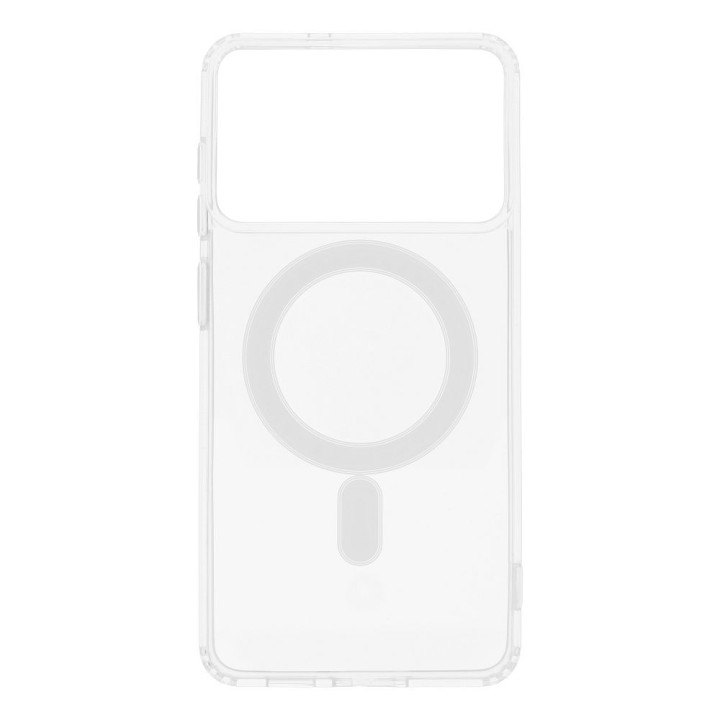 Case for Samsung S26 EDGE Clear Mag Cover (MID) compatible with MagSafe transparent