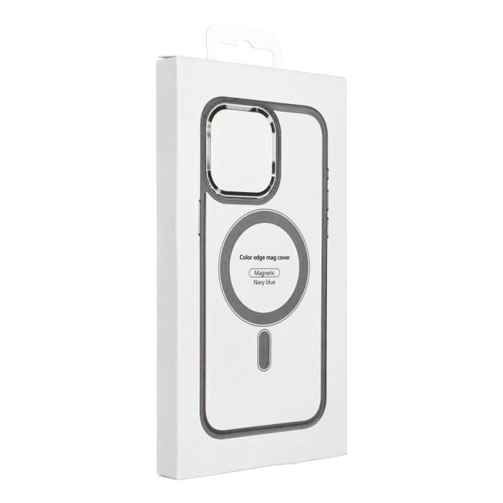 Case for Samsung S26 Color Edge Mag Cover compatible with MagSafe titanium grey