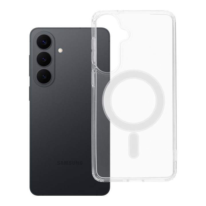 Чохол для Samsung S26 PLUS Clear Mag Cover (Str) сумісний із MagSafe прозорий
