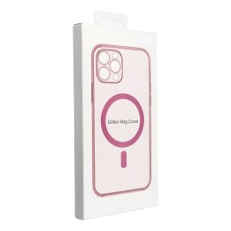 Чехол для Samsung S26 PLUS Clear Mag Cover - Glitter (Str) совместимый с MagSafe розовый glitter