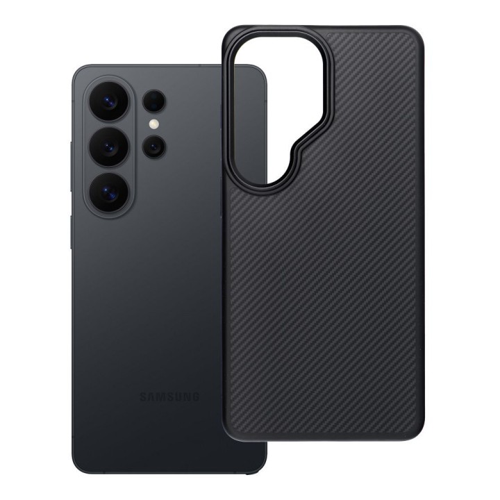 Чохол для Samsung S26 ULTRA Carbon Elite Mag Cover сумісний із MagSafe чорний