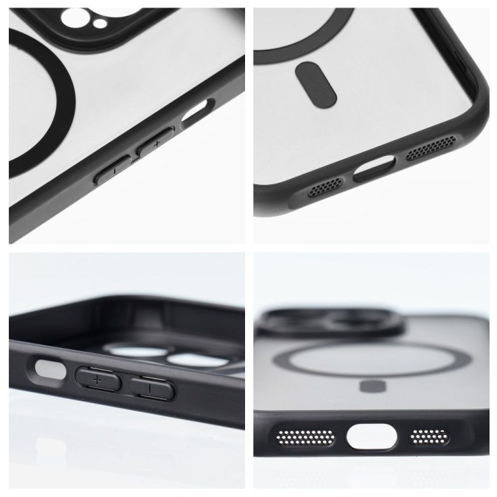 Case for Samsung S26 PLUS Full Matte Mag Cover compatible with MagSafe black