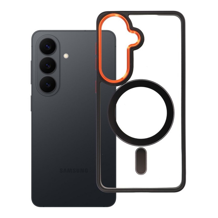 Etui na Samsung S26 Color Edge Mag Cover zgodne z MagSafe czarno złote