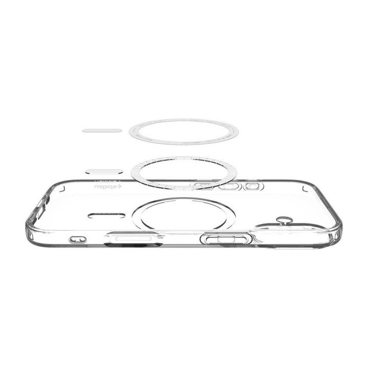 SPIGEN case LIQUID CRYSTAL MAG MAGSAFE IPHONE 17 CLEAR/WHITE